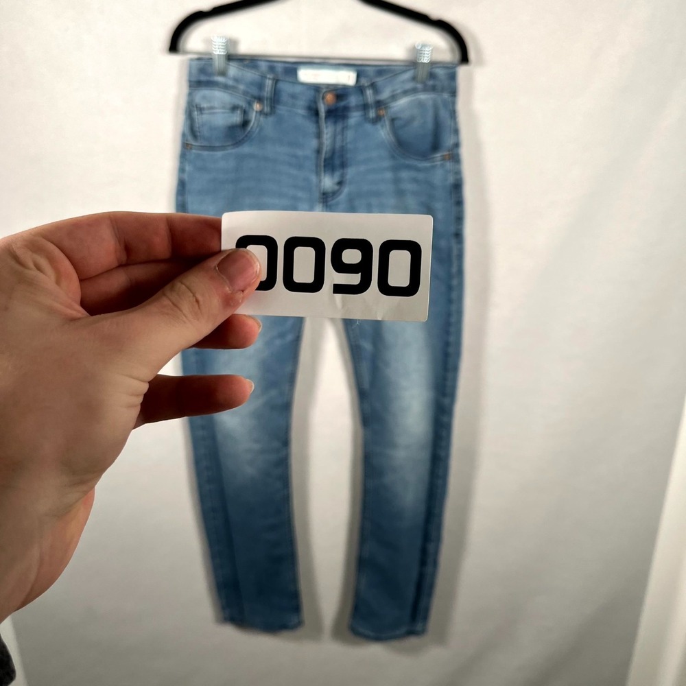 Levi's Signature Jeans Womens 18 Blue Denim Cotton Stretch Slim Fit Straight Leg